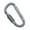 Gray, variant on PAPADA Aluminum Alloy D-Shape Buckle Rock Climbing Carabiners Clip Twistlock Carabiners