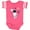 Football Pink and White, variant on Inktastic Astronaut the Moon Spaceship and Shooting Star for Light Colors Boys or Girls Baby Bodysuit