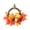 A, variant on Autumn Wreath,Fall Floral Swag Wreath For Front Door,Pumpkin Maple Leaf Crescent Hanging Decor With Burlap Bow Bell, Rustic Farmhouse Harvest Decoration For Halloween Thanksgiving Porch Wall Window