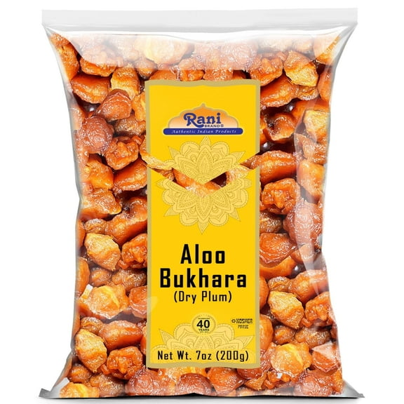 Rani Aloo Bukhara (Dry Plum) 7oz (200g) ~ All Natural | Salt Free | Vegan | Gluten Friendly | NON-GMO | Kosher | Indian Origin