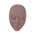 thumbnail image 5 of Gazechimp Lash Mannequin Head Silicone Multifunctional Lifelike Soft Professional Practice skin color, 5 of 8