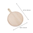 thumbnail image 3 of LABSERRON Pizza Serving Tray Wood 1Pack 12.8x8.9in, 3 of 6