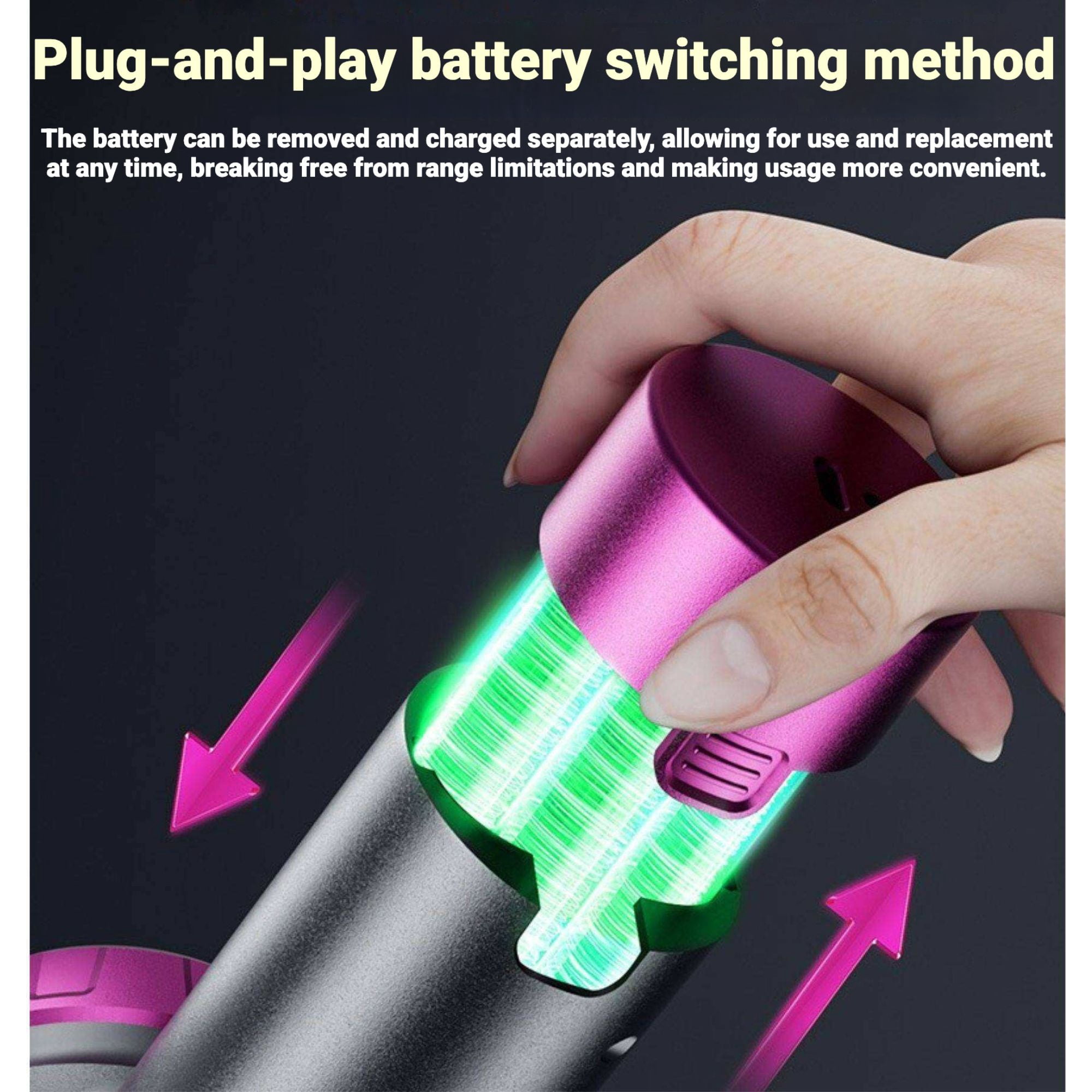VFM Handheld Cordless Car Vacuum Cleaner, 4-in-1 Portable Mini Car Vacuum Cleaner, 12000PA High Power & Air Duster with LED Light for Home Office