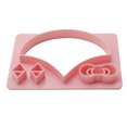 thumbnail image 1 of Molde de plástico para pasteles y muffins para hacer pasteles de luna, chocolates y tartas creativos: molde para hornear con forma de animalito de color rosa, 1 of 6