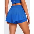 thumbnail image 2 of Shorts CRZ YOGA 2 en 1 con Falda Fluida para Tenis Azul XL, 2 of 4