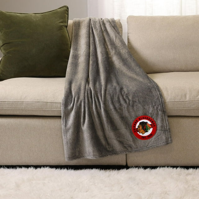 NHL, NBA, MLB Grey Sports Throw Blanket, 50" x 60"