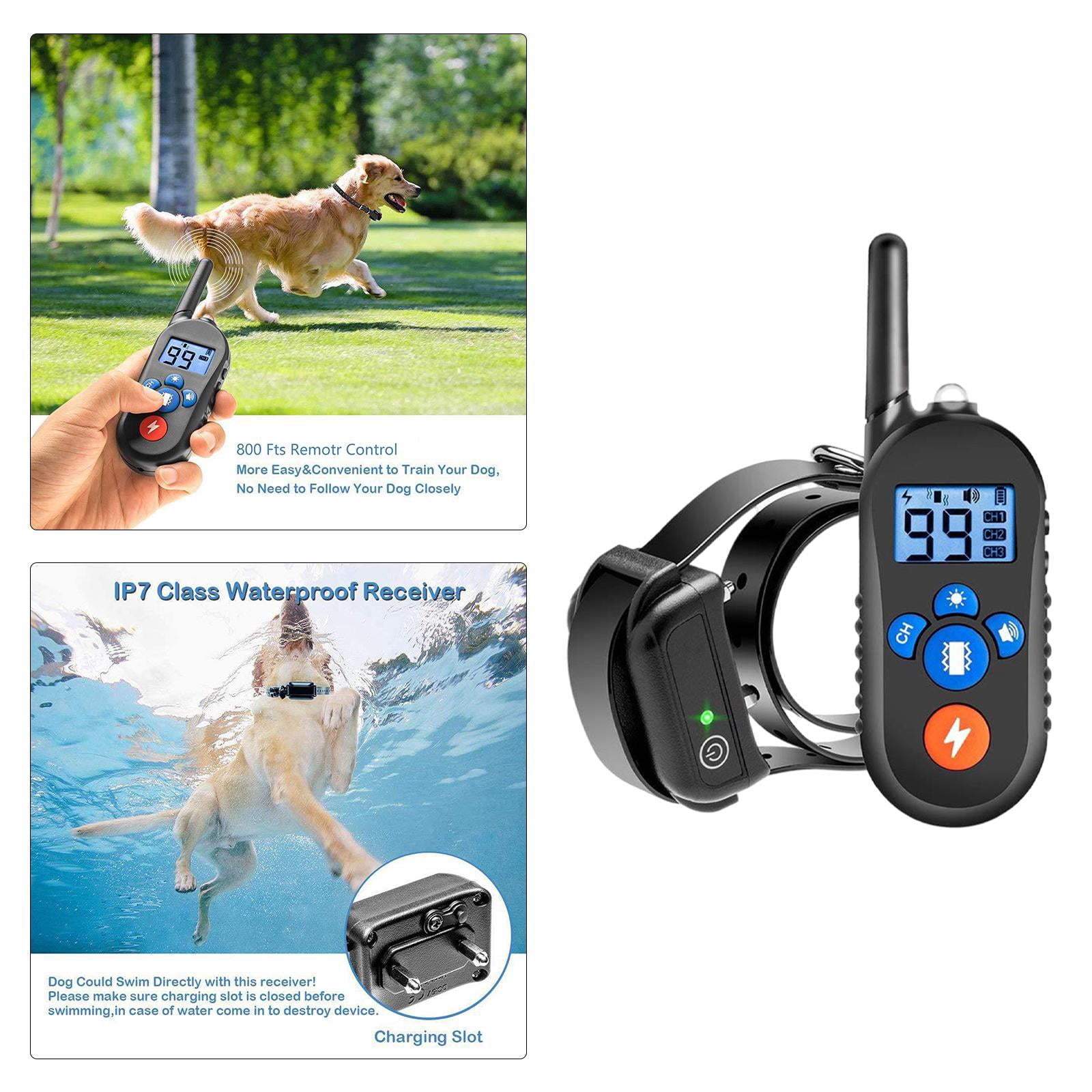 Collier De Dressage électrique Pour Chien Avec Télécommande – Facile Et Efficace Pour L'éducation