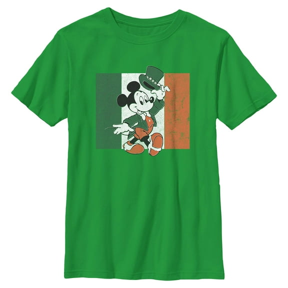 Boy's Mickey & Friends Leprechaun Luck Graphic T-Shirt