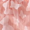 thumbnail image 6 of Yindaity Newborn Dresses for Baby Girls Newborn Baby Girl Lace Romper Infant Summer Boho Flower Tulle Dress Party Gifts Newborn Photography Outfits(12-18 Months,Pink), 6 of 6