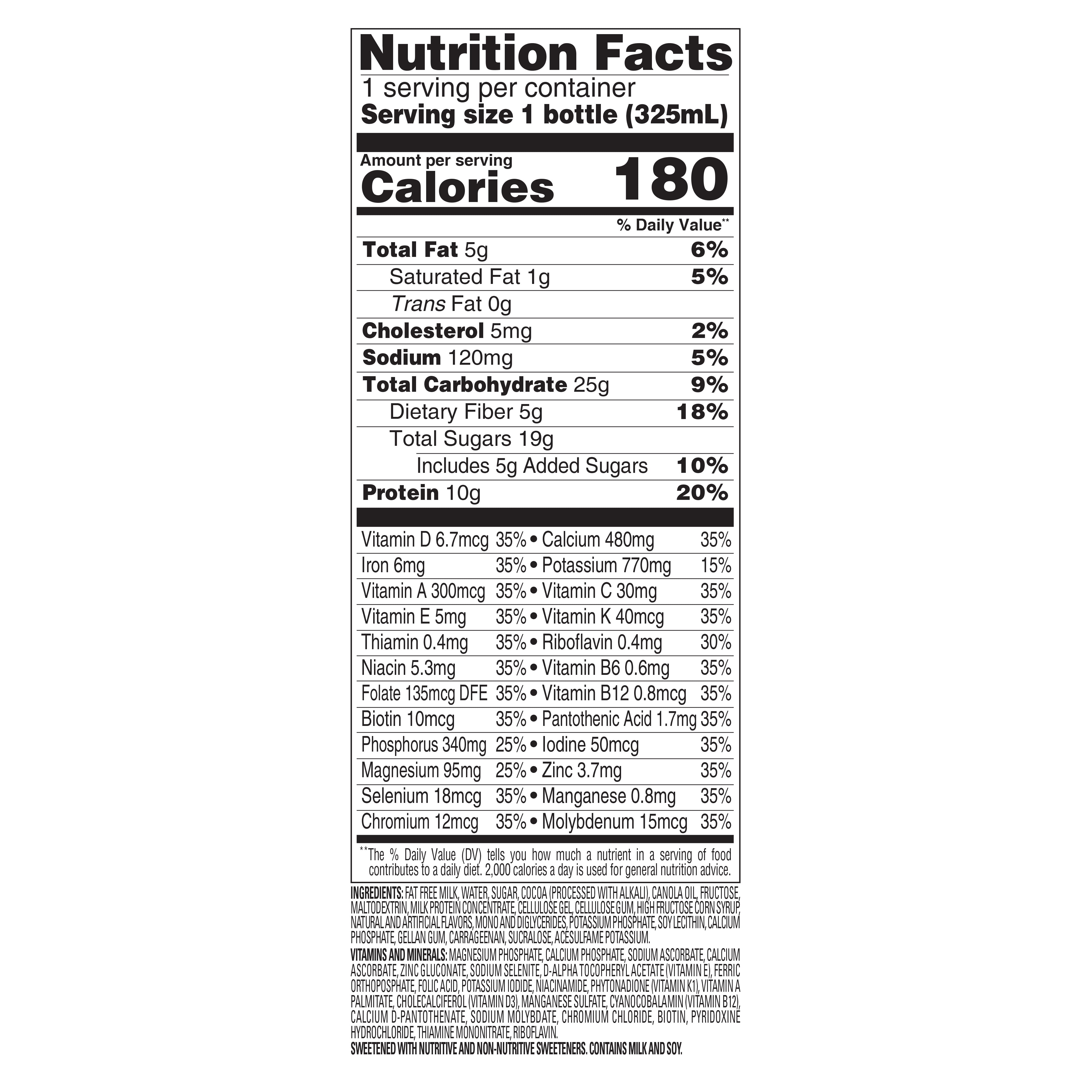 SlimFast Original Meal Replacement Shakes, Creamy Milk Chocolate, 11 fl. Oz., 15 Ct