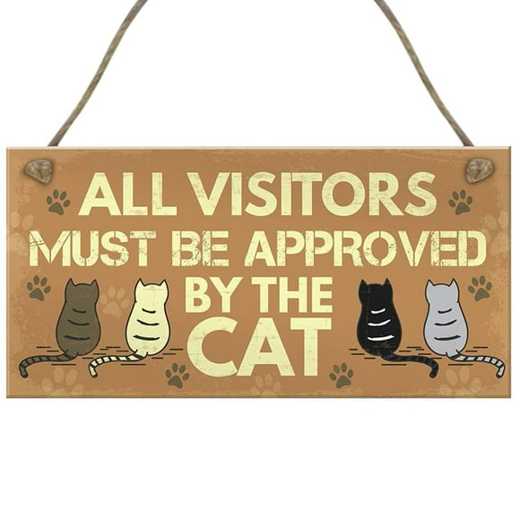 Riforla Wooden Lovely Friendship Animal Sign Plaques Rustic Wall Decor Home Decoration Hangs A