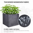 thumbnail image 3 of 4 Pcs Nonwoven Grow Bags, Heavy Duty Aeration Fabric Pots with Durable Gray Handles, Vegetable Planter Bags Containers, Cloth Planters for Garden, 3 of 7