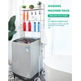 thumbnail image 3 of Villertech 3 Shelf Over The Toilet Storage Rack,Multi-function Washing Machine Storage Rack, 3 of 7