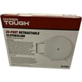 thumbnail image 5 of Hyper Tough RC20-HT Retractable Clothesline, 20 Ft, White, Indoor/Outdoor Mountable Drying Line, 5 of 6