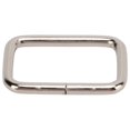 thumbnail image 3 of 100pcs hebillas cuadradas de metal del rectángulo del anillo de metal para el bolso del monedero de costura bricolaje artesanía de hardware de plata, 3 of 8