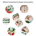 thumbnail image 2 of PhooArto Small Jewellery Box, Watermelon Daisy Flower Pattern Portable Travel Mini Jewelry Case for Women Leather Ring Organizer, 2 of 5