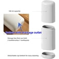 thumbnail image 5 of Portable Dustproof Antibacterial Home Camping School Toothbrush Box (White/1pc), 5 of 5