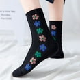 thumbnail image 3 of MZXELPRJD No Show Socks Womens Winter Warm Sock Restoring Ancient Ways Lightweight Cotton Socks, Black Socks Black, 3 of 6