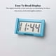 thumbnail image 3 of Yuarrent Reloj De Cocina Con Coche De Electrónica Para Diferentes Habitaciones. Pantalla fácil de leer. Reloj digital Electrodomésticos Blanco, 3 of 6