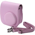thumbnail image 1 of Protective Case for Fujifilm Instax Mini 9/ Mini 8, 8+ Instant Film Camera with Removable Shoulder Strap PU Leather -Pink, 1 of 5