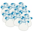thumbnail image 2 of Mini Snowman Holiday Cut Out Decorations, 10-Count, 2 of 2