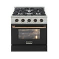 thumbnail image 2 of 30 in. 4.2 cu. ft. Dual Fuel Range Natural Gas in Gold Handle & Gold Ring Knobs., 2 of 13