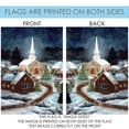 thumbnail image 5 of Toland Home Garden Winter Church Winter Flag Double Sided 12x18 Inch, 5 of 5