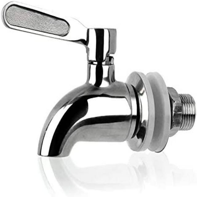 JUNWELL Tru-Steel Stainless Steel Spigot - Fits BERKEY Systems Alexapure Pro ProPur Systems & Beverage Dispensers with 58 Openings