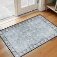 thumbnail image 2 of Washable Vintage Kitchen Mat 31"x20" Non Slip Soft Plush Low Profile Kitchen Rug, Distressed Medallion Oriental Style Sink Mat for Laundry Room Bedroom Office, 2 of 6
