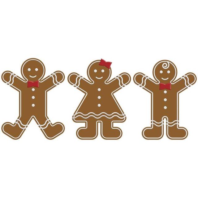 Posterazzi DPI1831885 Gingerbread People Poster Print, 25 x 11