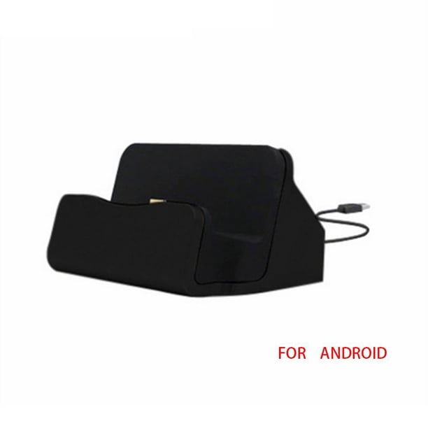 Para Android / IOS / Type-c Base de carga de plástico portátil con dispositivos de transmisión de datos por cable Base de carga Inevent DZ3968-01B
