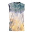thumbnail image 5 of Ruyang Kids Boys Sleeveless Tank Top Gradient Pastel Print Round Neck Vests Tees Summer Beach Swim Casual Football Basketball Vests, 5 of 7