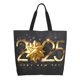 thumbnail image 1 of Balery 2025 Happy New Year 1 Bolsa Tote Estilo Estético con Cremalleras, Bolsa de Hombro, Bolsa de Compras Grande y Plegable, 1 of 8