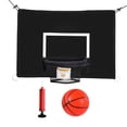 thumbnail image 3 of Mini Basketball Hoop for Trampoline with Enclosure Basketball Stand Universal Sports Toys Durable for Dunking Trampoline Attachment Accessories 69cm Orange Ball, 3 of 8