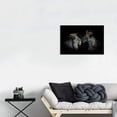 thumbnail image 3 of HFDF Lion Pictures Wall Art Black and White Animals Posters Wall Decor Modern Lion with the Crown Pictures Prints Artwork Living Room Home Office Decoration Ready to Hang- 18x12inch Framed, 3 of 6