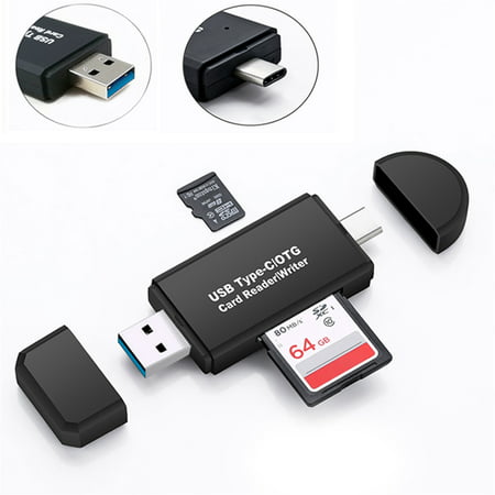 TSV USB C 3.0 Type C to USB3.0 OTG HUB Adapter USB/TF/SD Micro SD Memory Card