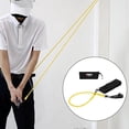 thumbnail image 2 of Golf Swing Trainer, Aid Arm Waist Band, Elastic Resistance Rope, Belt Posture Motion Correction Practicing Training Waist Strip for Golfers, 2 of 8