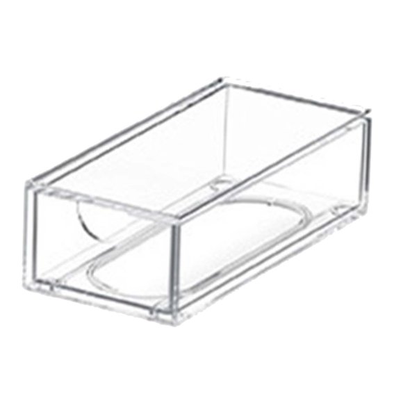 Organizador de cajones acrílico apilable para accesorios para el cabello S