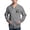 Graphite Gray, variant on - Pumpkin Skeleton Drinking Coffee Shirt, Funny Hall Men's Zip Up Hoodie - Zip Hoodie, Classic Hooded Sweatshirt with Metal Zipper
