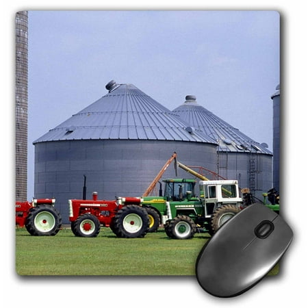 3dRose Farm, vintage tractor collection, Wisconsin - US50 DFR0002 - David R. Frazier, Mouse Pad, 8 by 8 inches