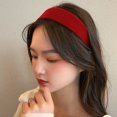 thumbnail image 3 of PENGXIANG Bandeau Large Antidérapant pour Femmes 3cm Accessoires de Cheveux Colorés Confortables Haute Résistance Accessoire Photo Couleur Pure Cerceau pour la Vie Quotidienne, 3 of 11