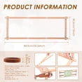 thumbnail image 2 of Embroidery Tapestry Scroll Frame, Detachable Cross Stitch Frame, Scroll Embroidery&Quilting Holder for Cross Stitch, Needlepoint, and Sewing Projects (33.3" x 12"), 2 of 11