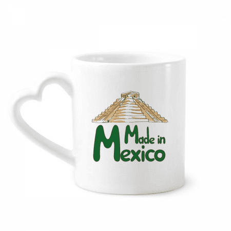 

Mexico Landscape Ruins Building Mexican Mug Coffee Cerac Drinkware Glass Heart Cup