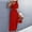 Red, variant on ! 2 Piece Outfits for Women, Women's 2 Pieces Outfits One Shoulder Smocked Crop Top & High Waist Long Skirt Dress Set with Pockets Two Piece Skirt Set Green S