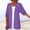 Purple, variant on jjayotai Womens Coat Clearance Womens Fashion Casual Cardigan Lightweight Solid Color Half Sleeve Beach Vacation Essentials Kimono Swimsuits Cover Ups