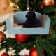 thumbnail image 3 of Adorno de acrílico de gato negro para árbol de Navidad, divertido y decorativo. Estilo B, 3 of 8