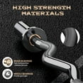 thumbnail image 2 of Huloretions 47"Curl Weight Bar, 500 LBS Weight Capacity Barbell Curl Bar With 2 Clips for Weight Lifting,Strength Training, Deadlifts,Suitable for 2 Inch Weight Plates, 2 of 6