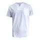 thumbnail image 4 of pstuiky Mangas cortas para hombre, Camisa informal de verano para hombre, de manga corta, color liso, con cuello en V y bolsillo camisetas de hombre m, 4 of 5