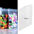 thumbnail image 4 of 100pcs Snack Storage Bags Transparent Leakage Proof Thick Clear Zip PE Sealed Bags for Home Use, 4 of 12