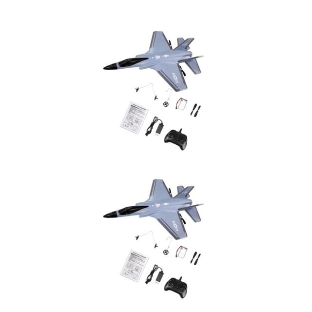 Vogacara RC Fixed Wing Aircraft Remote Control Kids Gift Portable Toys Outdoor Type1 NO1
